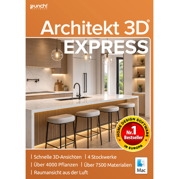 ARCHITEKT 3D® 22 Express Upgrade - Mac