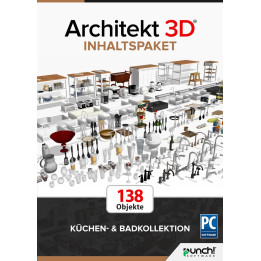 ARCHITEKT 3D® Zusatzpaket - Küchen- und Badkollektion - Download Windows
