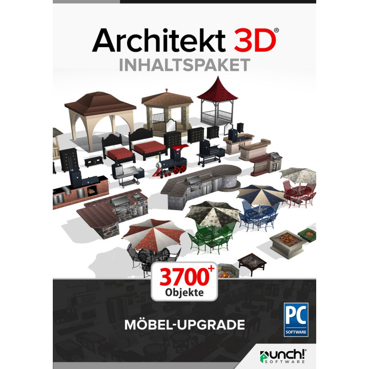 ARCHITEKT 3D® Zusatzpaket - Einrichtung Upgrade - Download Windows