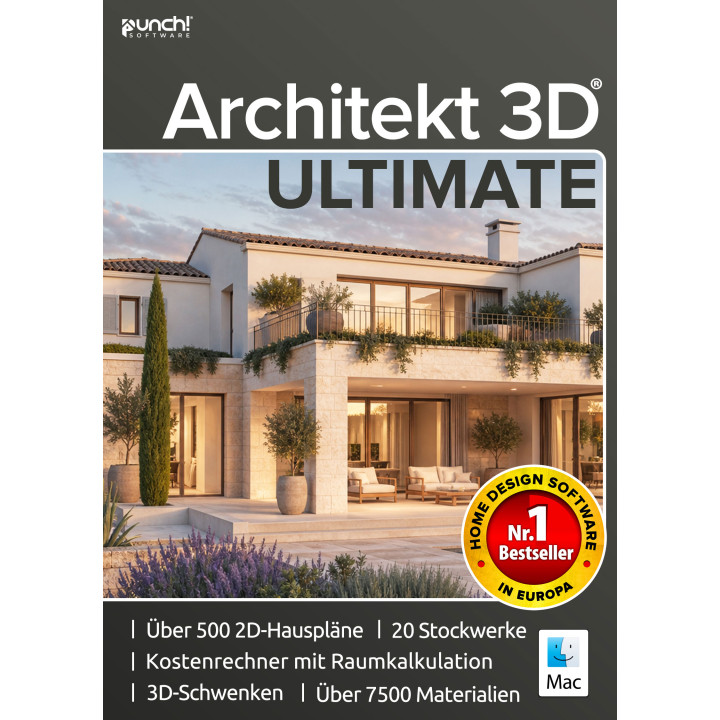 ARCHITEKT 3D® 22 Ultimate - Mac