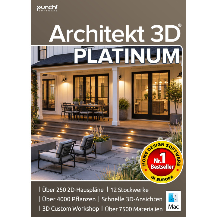 ARCHITEKT 3D® 22 Platinum - Mac