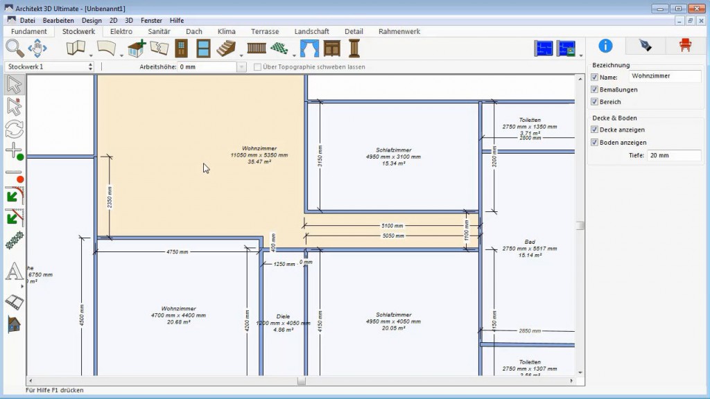 1 Room Architekt 3D