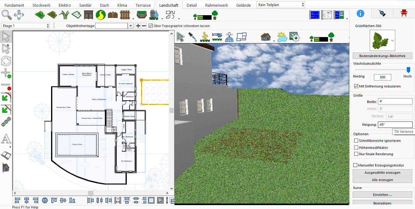 DE Ground Cover Application