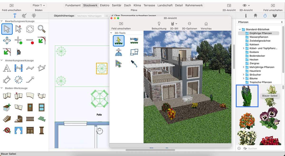 Ground Fill Region tool inside workspace
