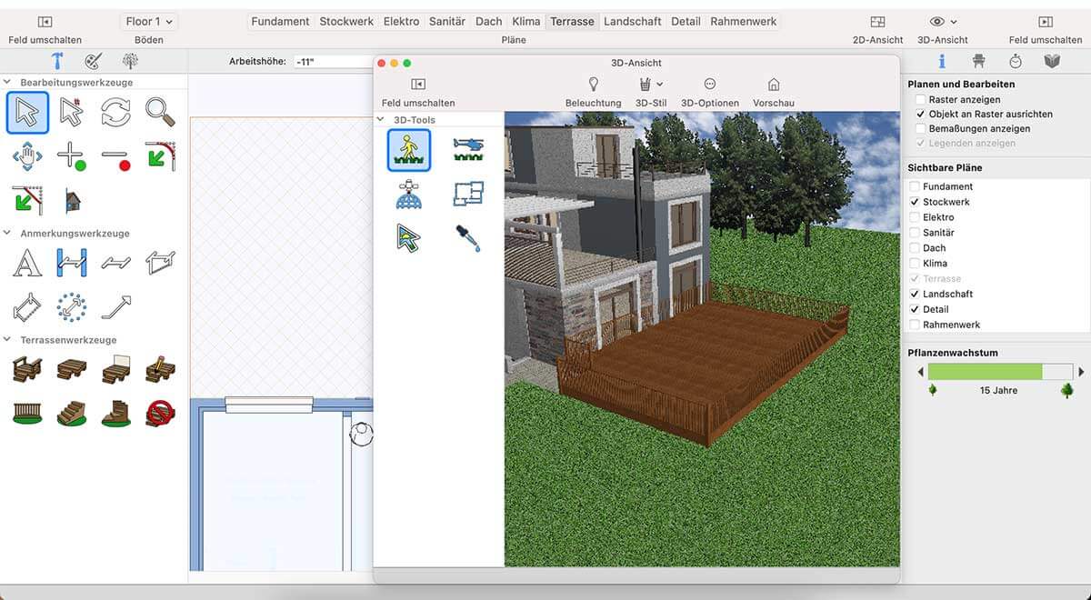 Ground Fill Region tool inside workspace