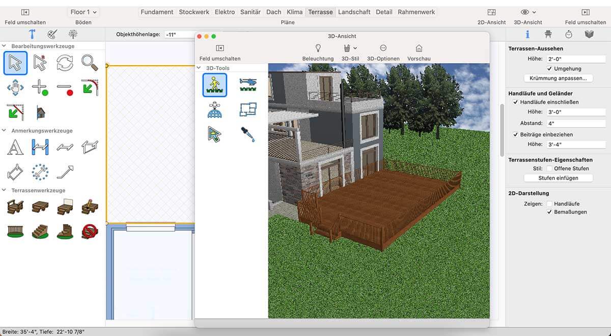 Ground Fill Region tool inside workspace