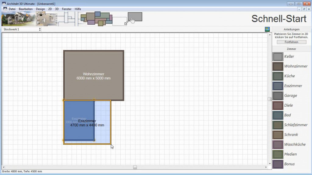 QuickStart Wall Architekt 3D