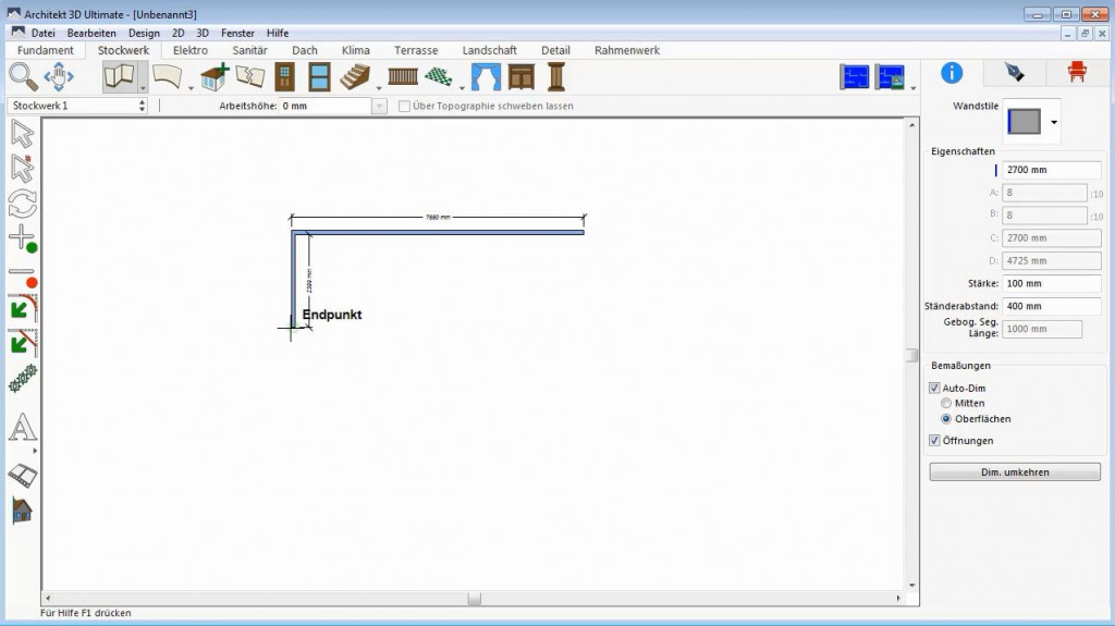 Wall Tool Architekt 3D