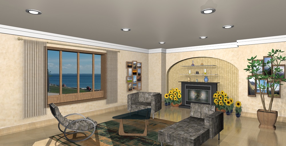 rendering Living Room