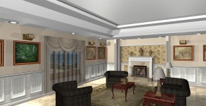 rendering Living Room Formal