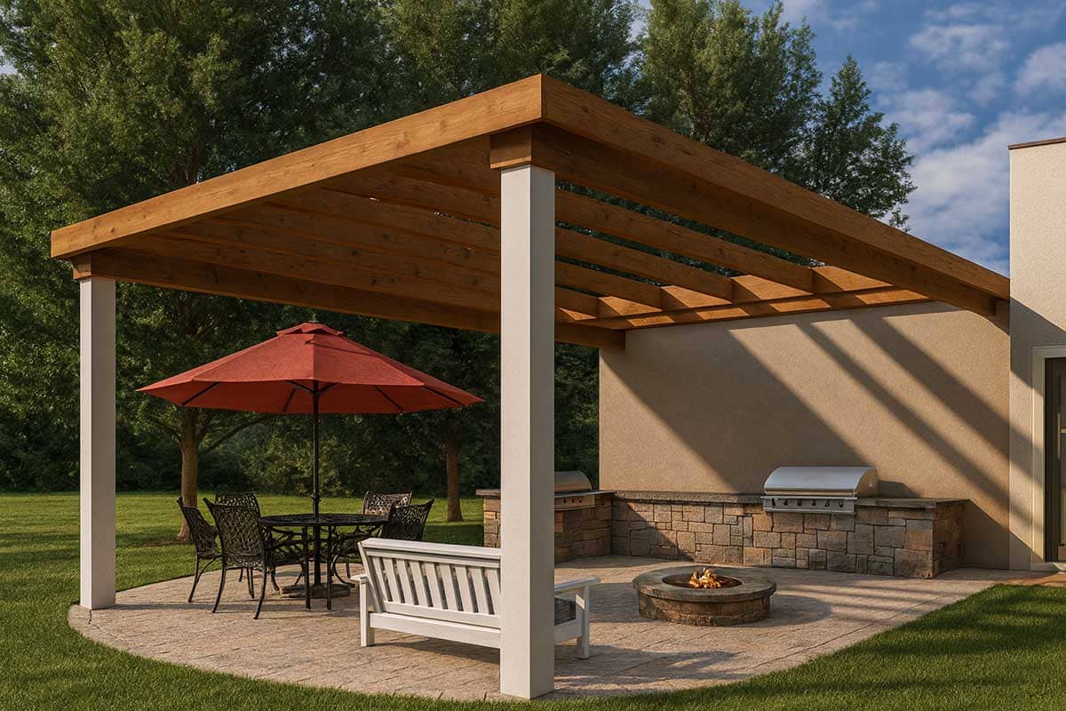 Premade outdoor kitchen design layout